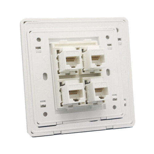 Ethernet-Wanddosenplatte CAT6RJ45 (UK) 2