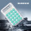 8-Digit Transparent Calculator with Large Buttons 8