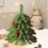 Mini Christmas Tree with Lights Flocked Needles Berries 12 4