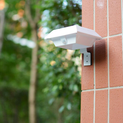 Kit com 6 Luminárias Solares de LED para Calha e Montagem em Parede Externa 1