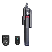 P325 Selfie-Stick, Vierbeiniger StäNder mit Abnehmbarer Dual--Fernbedienung, Ausziehbares Selfie-Stick-Telefon