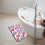 Tapis de bain Donemore plat et effet 3D, séchage rapide, antidérapant 5