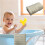 Beige Cotton Hand Towels Terry Striped 2-Pack 4