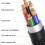 Kabel ładujący USB-C do USB-C2 metry100 W 8