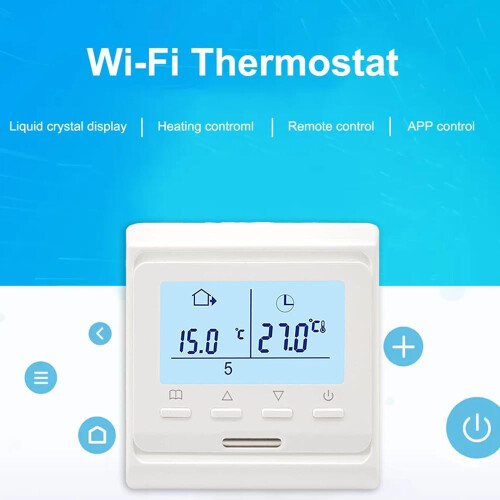Gas Boiler Thermostat Weekly Programmable 1 Unit 1