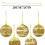 Corde decorative dorate e argentate per Natale, 200 pezzi 5