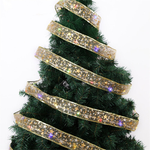 LED Christmas Tree Lights Decorative Lace String Lights 2