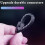 Cable USB para cargar pulseras iPhone y Android, 1 m 4