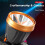 Faro ricaricabile super luminoso 1 o 2 pezzi 7
