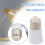 E27 Light Socket Extender Adapter White 2