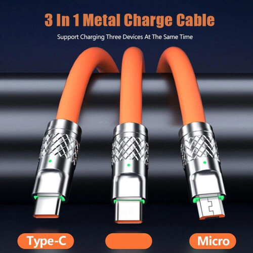 Universal USB charging cable3-in-1fast charger 2