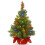 Pre-Lit Tabletop Christmas Tree LED 2ft Burlap Base 1PC 1