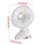 Kayannuo foldbar klipsventilator USB genopladelig hvid 3