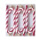 Blue Glitter Candy Cane Ornaments Plastic 6 Pcs 6