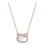 Hello Kitty necklace alloy silver rhinestone pendant 1