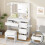 ALFORDSON Coiffeuse Maquillage Miroir Vanité Éclairage LED Chambre à Coucher 5