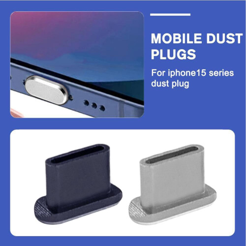 iPhone15Pro Max dammskydd för USB-C laddningsport 2
