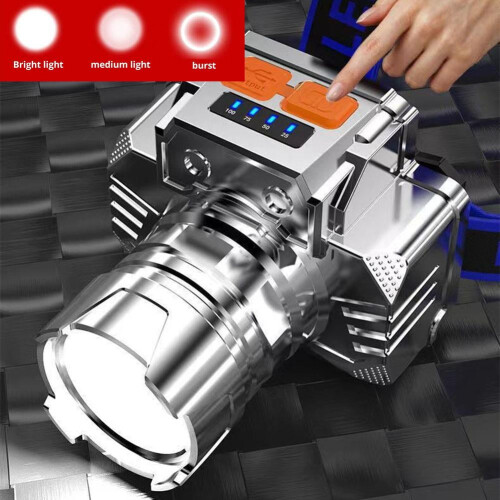LED genopladelig pandelampe lys spotlight 1-pak 1