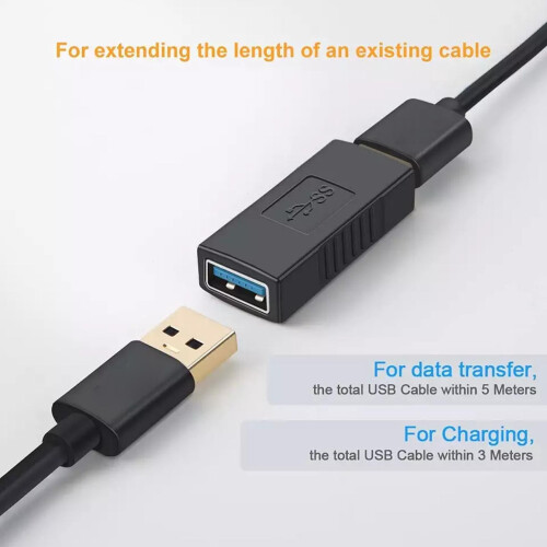 USB 3.0A Buchse auf Buchse Adapterkabel 2