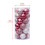 Pink Shatterproof Christmas Balls 60mm 30pcs 3