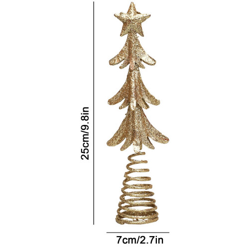 Étoile de Noël en fer forgé 3D à cinq branches 2