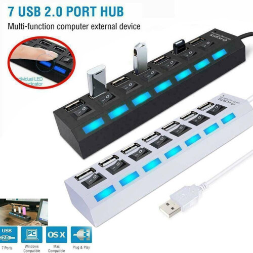 Divisor multidispositivo de 7 puertos USB 3.0 1