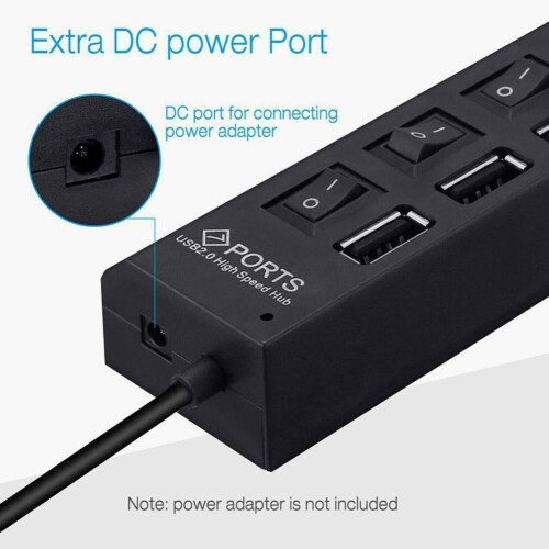 Divisor multidispositivo de 7 puertos USB 3.0 2