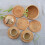 Geweven rotan onderzetters/placemats (6 stuks) 5