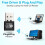 USB Wi-Fi adaptér 650 Mbps 802.11ac dvojpásmový 6