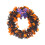 Halloween blomsterkrans med sløjfer 1 stk. 2