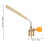 Gas Torch Lighter Adjustable Flame Portable 2pcs 4