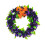 Halloween blomsterkrans med sløjfer 1 stk. 3