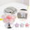 Flower-shaped toilet flush button helper Y6H2 3