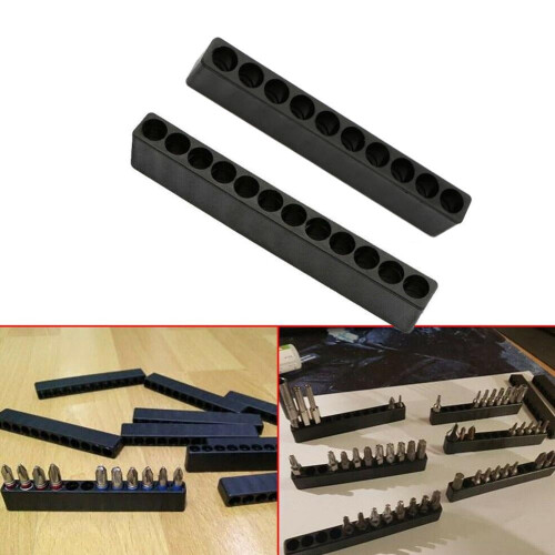 Boreholder Sort 1/4" Unbrakoskaft 12 huller 2