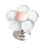 Flower-shaped toilet flush button helper Y6H2 8