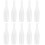 Bowling ball toy mini desktop game set 10 pcs white 1