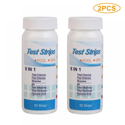 Patgoal Pool Test Strips for Chlorine pH Bromine 100 pcs 1