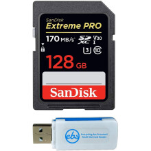 SDXC Extreme Pro-minnekort 128 GB