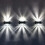 Solcellsdriven LED-vägglampa för utomhusbruk, 4-pack 8