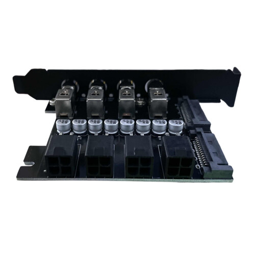 Stromerweiterungskarte Dual-Channel-SATA-Controller 4-Bit PCI