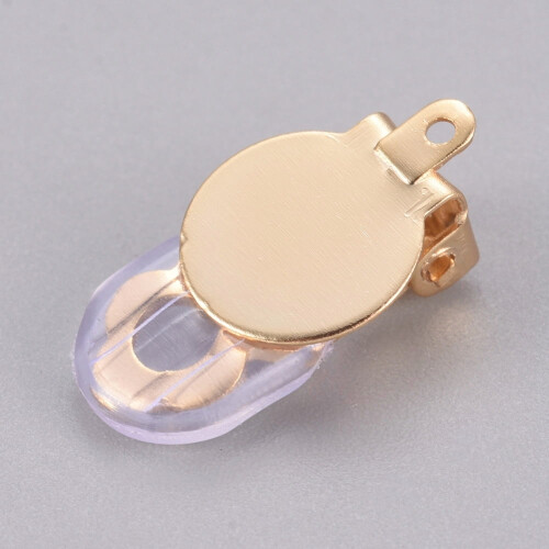 Silicone Earring Pads Clear 10x9x2mm 20 pcs 2