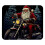 Bureauonderlegger met kerstmanmotor en rubberen onderkant 1
