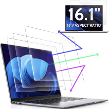 Anti-blauwlicht schermbeschermer voor 16-inch laptops (3 stuks)
