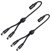DC-Stromverteilerkabel 5,5 mm x 2,1 mm, 2er-Pack