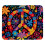 Mouse Pad Dark Flowers Peace Αντιολισθητική Βάση από Λαστιχένιο Υλικό 8,3x9,8 1