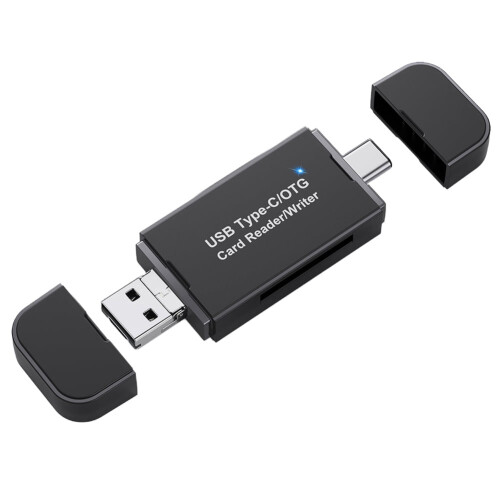 Lector de tarjetas MicroSD inteligente USB-C3.0 3 en 1