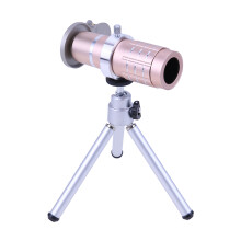 Kit con teleobiettivo Jixopon 12x e obiettivo macro grandangolare