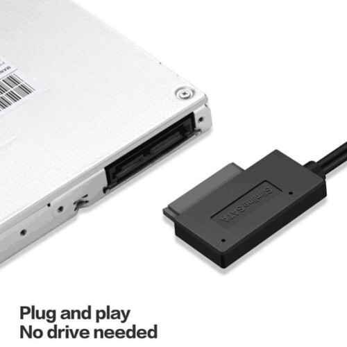 Καλώδιο προσαρμογέα οπτικής μονάδας USB3.0 σε SATA 13 ακίδων 2