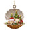 Décoration de Noël Chien endormi Finition nacrée 1 pièce 1