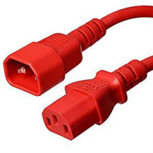 PYKE-1879 Überbrückungskabel 3/18AWG 24,5 Fuß rot SJT